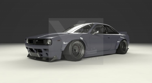 1995-1998 Nissan S14 Zenki S14A Kouki PD BOSS RB V2 Style Wide Body Kit including Bonnet, Bumper,  Fender Flare , Diffuser & Wing