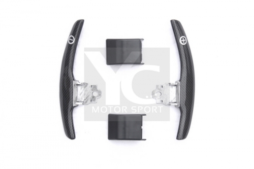 2015-2016 BMW F1x F2x F3x F8x Sport Version M2 M3 M4 M5 M6 X5M X6M Plain Weave Glossy Finish Extended Shift Paddle
