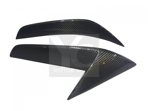 2011-2014 McLaren MP4 12-C DM Velocita Special Edition Style Front Bumper Canards