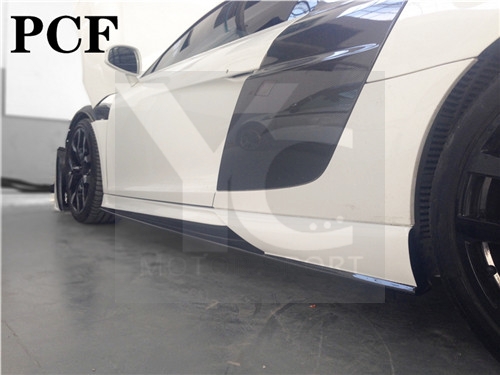 2008-2015 R8 V8 V10 Coupe & Spyder Regula Style Side Skirts