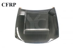 Carbon Fiber R33 GTR Hood Engine Cover Fit For 1995-1998 Nissan Skyline R33 GTR TS Style Hood Bonnet