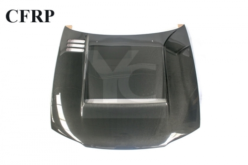 Carbon Fiber R33 GTR Hood Engine Cover Fit For 1995-1998 Nissan Skyline R33 GTR TS Style Hood Bonnet