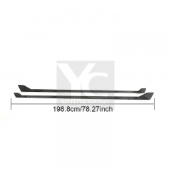 Carbon Fiber Side Skirt Underboard Fit For 2022-2023 BMW 2 Series Coupe G42