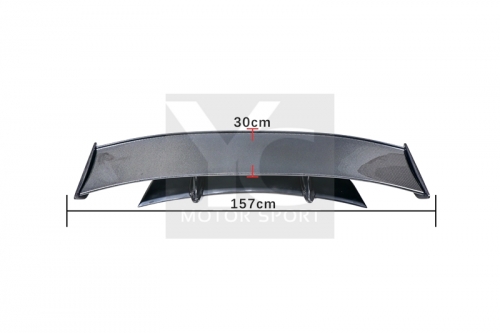 Carbon Fiber CF Spoiler w/ FRP Base TS ST2 Style GT Wing Spoiler Fit For 2008-2020 Nissan R35 GTR CBA DBA EBA