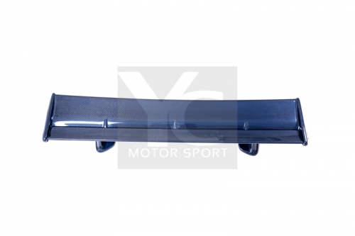 Blue Carbon Fiber CF OEM Style Rear Spoiler Wing w/ Jun Higher Leg Fit For 1999-2002 Nissan Skyline R34