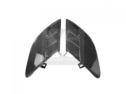 Dry Carbon Fiber DCF 2015-2019 Ferrari F488 GTB & Spider GT Style Side Air Vents Fins Replacement