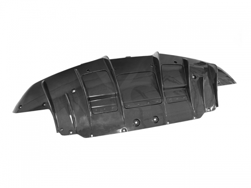 2019-2023 Ferrari F8 Tributo & Spider OEM Style Dry Carbon Fiber Rear Diffuser & Panels